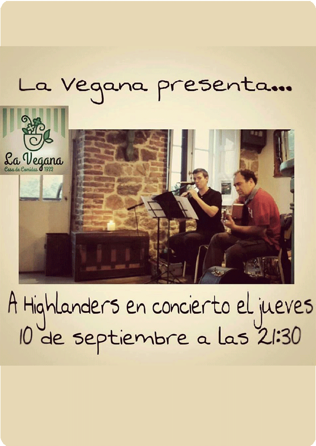 Concierto de Highlanders en La Vegana en Boo de Guarnizo