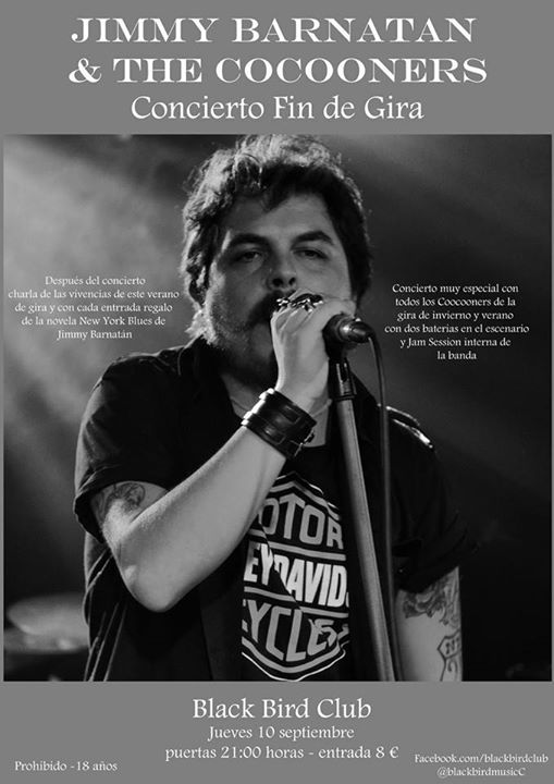 Concierto de Jimmy Barnatan y The Cocooners en el Black Bird en Santander
