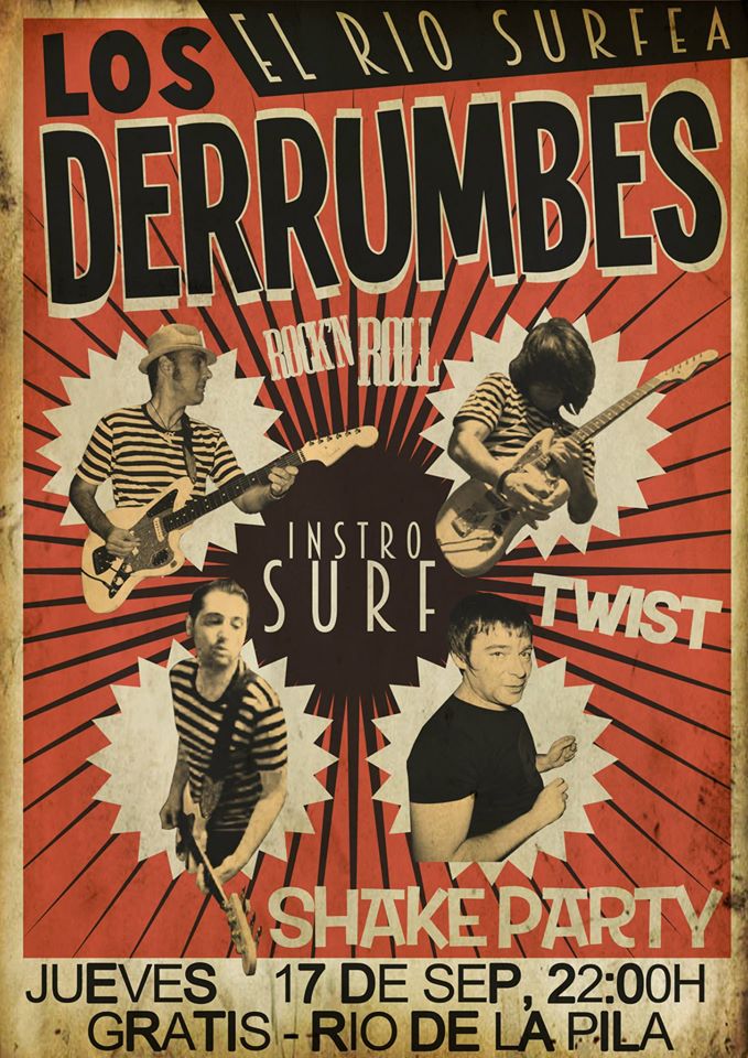 Concierto de Los Derrumbes en El Rio de la Pila en Santander