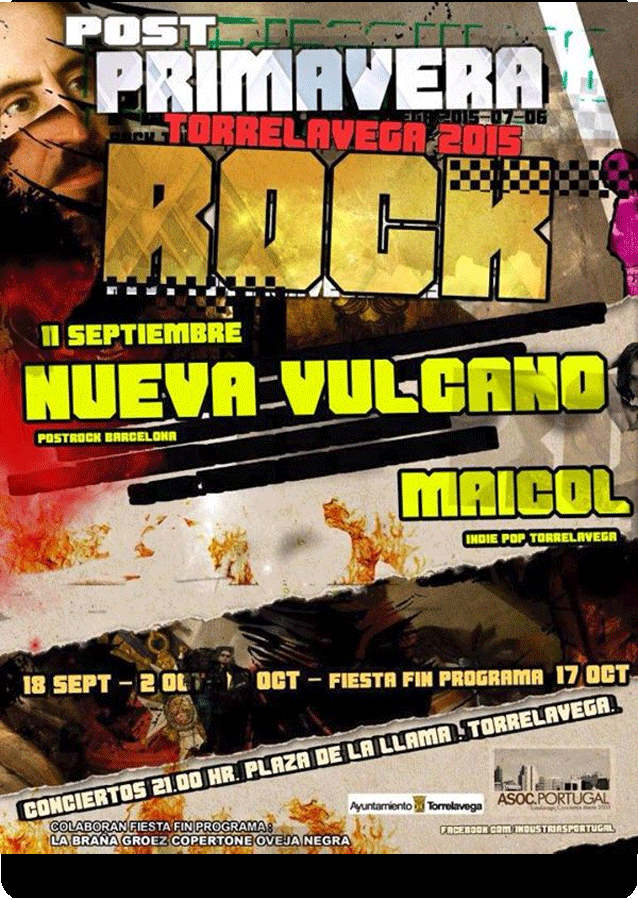 Concierto de Nueva Vulcano y Maicol en Torrelavega
