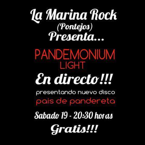 Concierto de Pandemonium en La Marina Rock en Pontejos