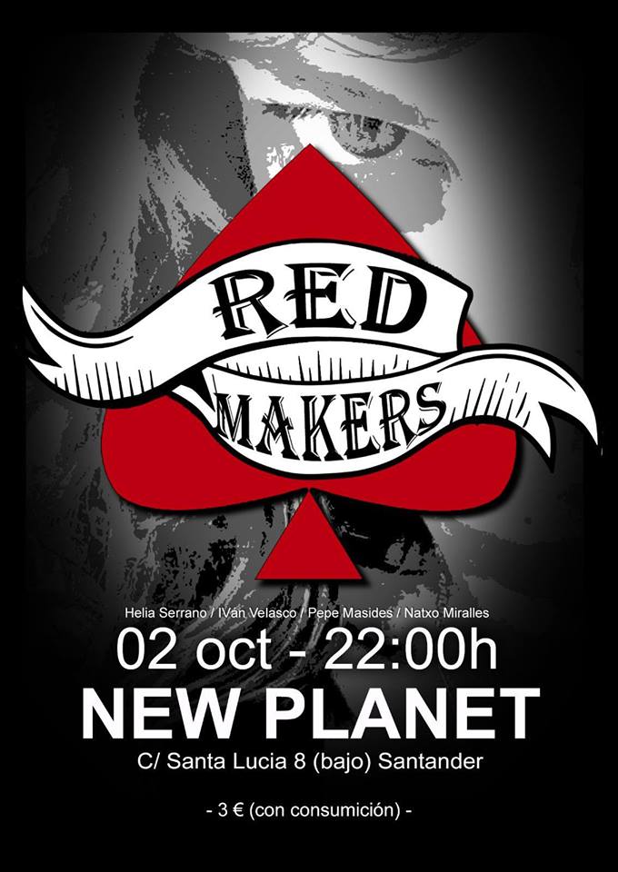 Concierto de Red Makers en el New Planet en Santander