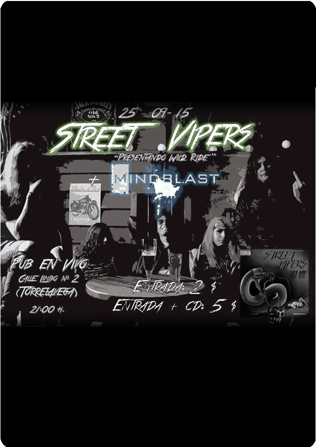 Concierto de Street Vipers y Mindblast en el En Vivo Torrelavega