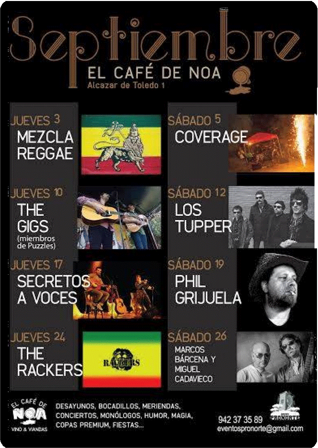 Concierto en El Café de Noa en Santander