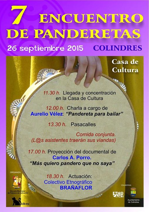 Encuentro de panderetas en Colindres 2015