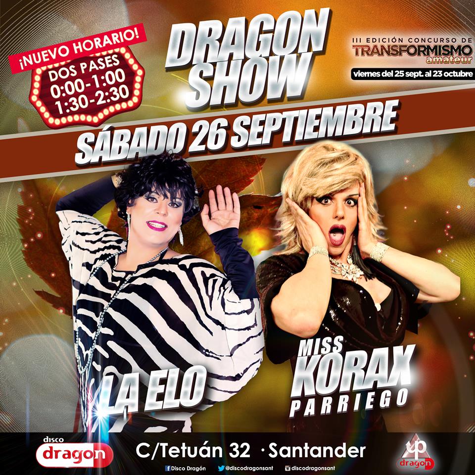 Espectáculo de Transformismo en el Dragon en Santander