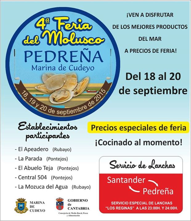 Feria del molusco en Pedreña