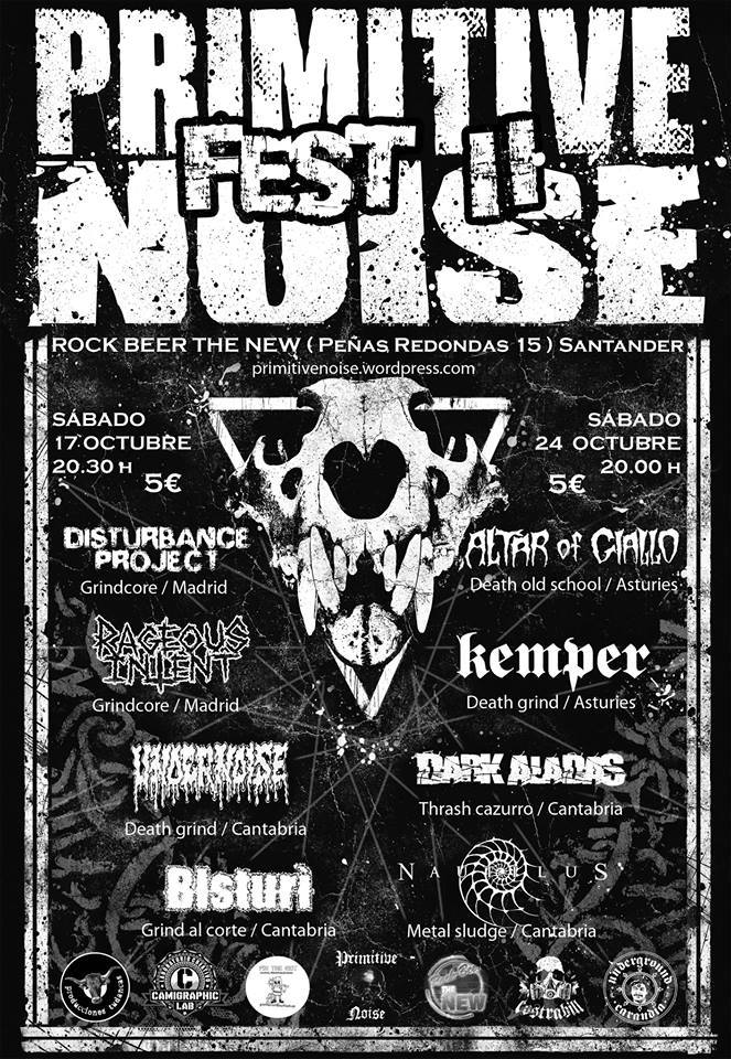 Festival Primitive Noise Fest en el New en Santander