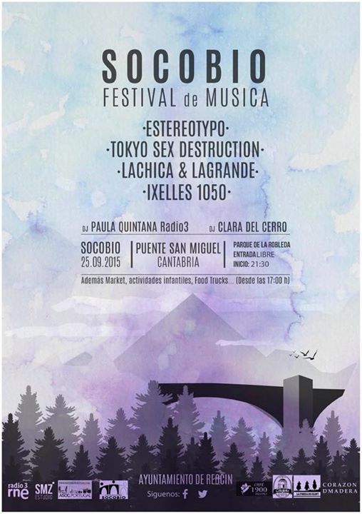 Festival de música Socobio en Puente San Miguel