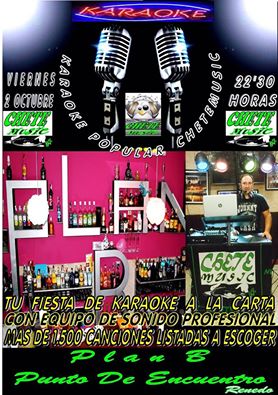 Fiesta karaoke en Plan B en Renedo