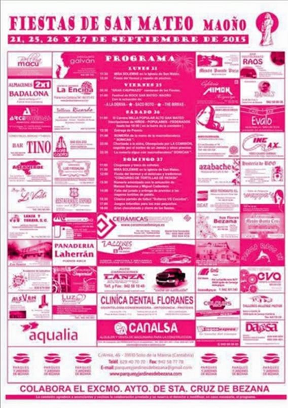 Fiestas alto de San Mateo 2015 en Maoño