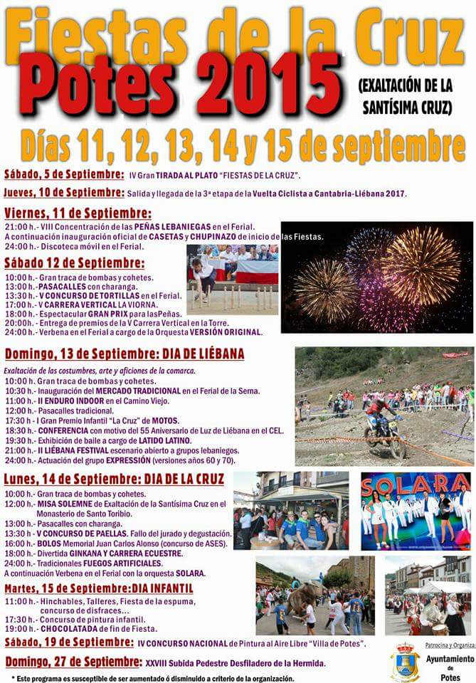 Fiestas de La Cruz en Potes 2015