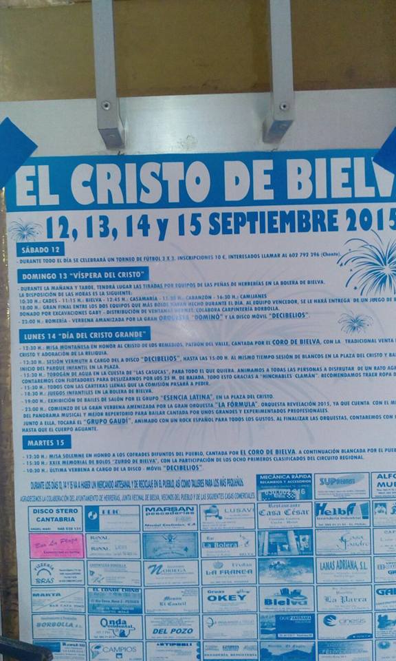 Fiestas del Cristo de Bielva 2015