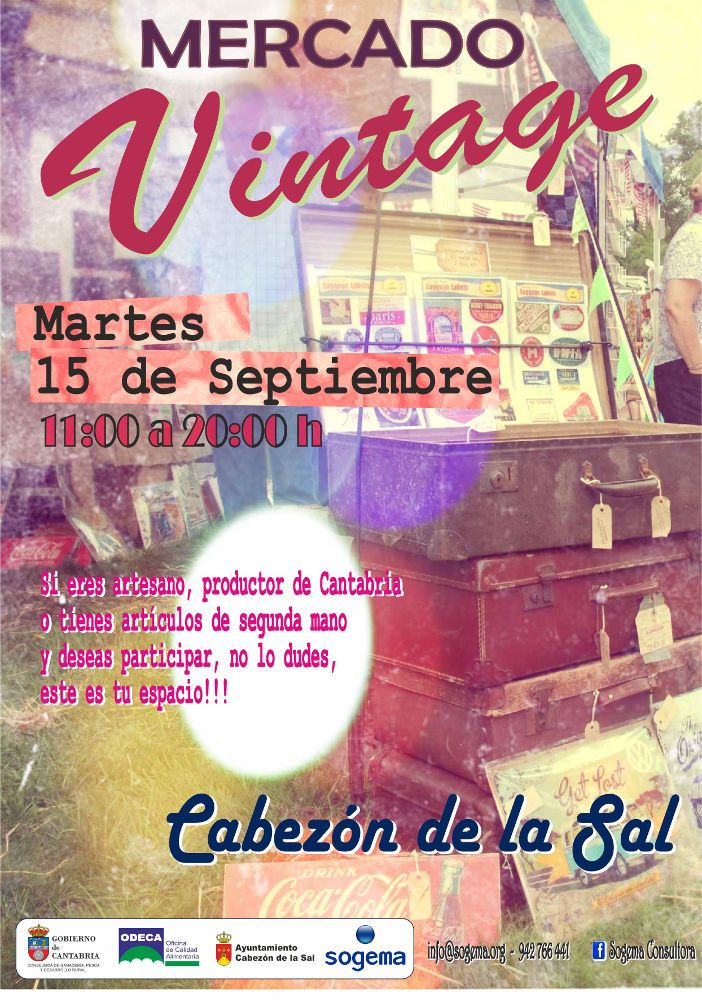 I Aniversario del Mercado Vintage de Cabezón de la Sal