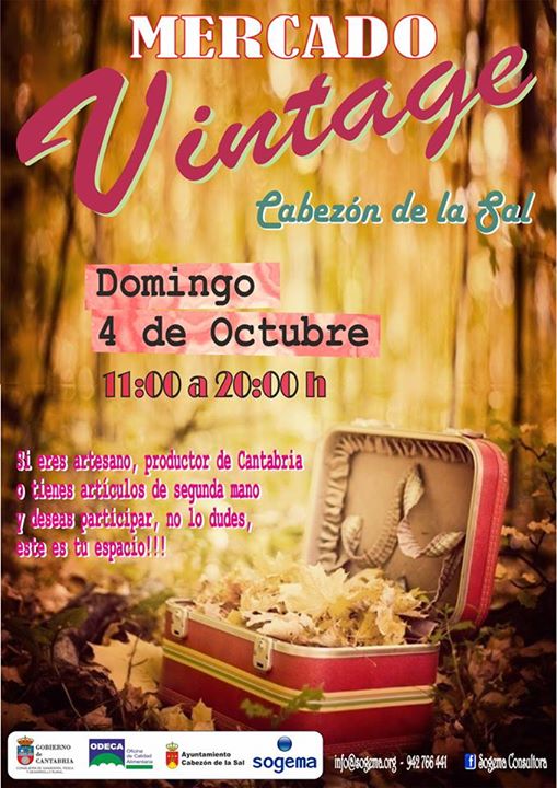 Mercado Vintage en Cabezón de la Sal
