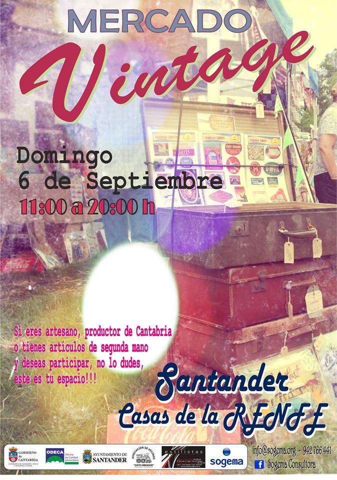Mercado Vintage en Fiestas de las casas de la Renfe