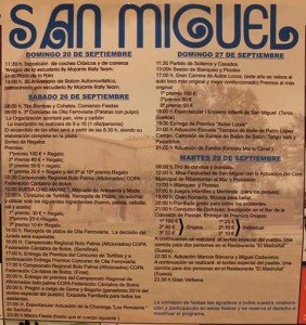 Programa fiestas suesa san miguel 2015