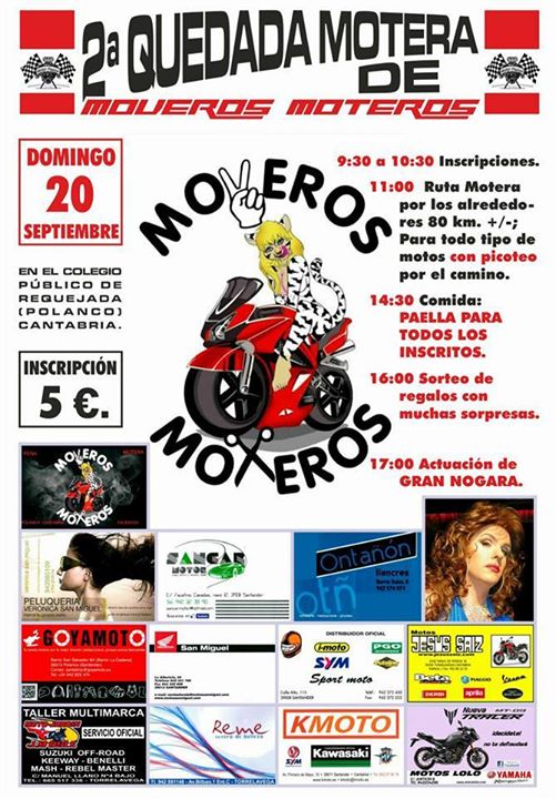 Quedada motera en Requejada