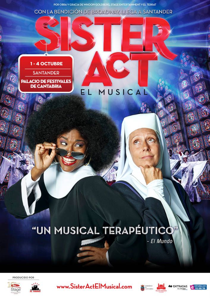 SISTER ACT el musical en el Palacio de Festivales de Santander