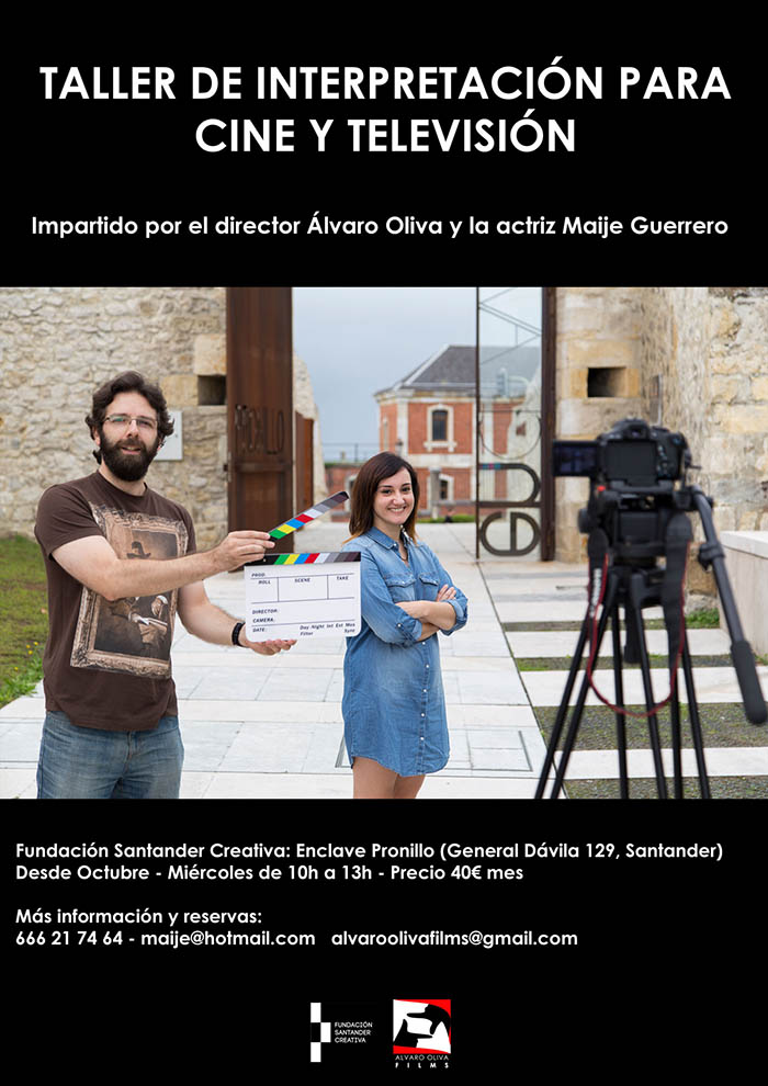 Taller de interpretación para cine y televisión en Santander