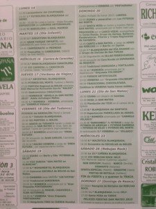 Programa Fiestas de San Mateo 2015 en San Mateo de Buelna