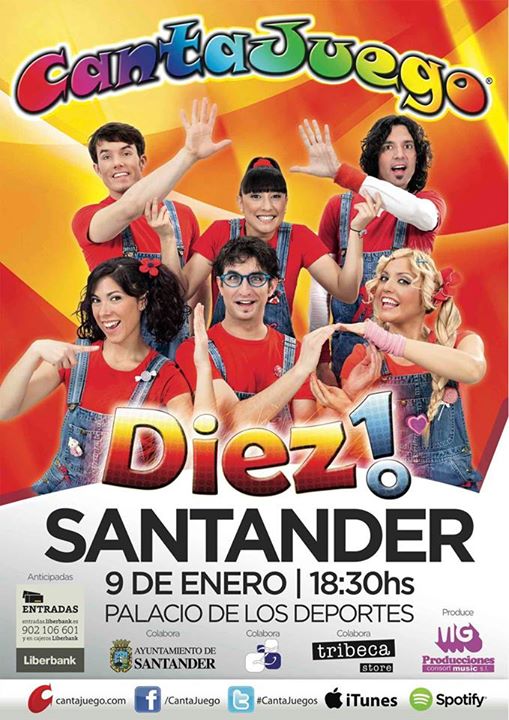 Actuación de los Cantajuego en Santander