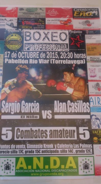 Boxeo con Sergio García El Niño en Torrelavega