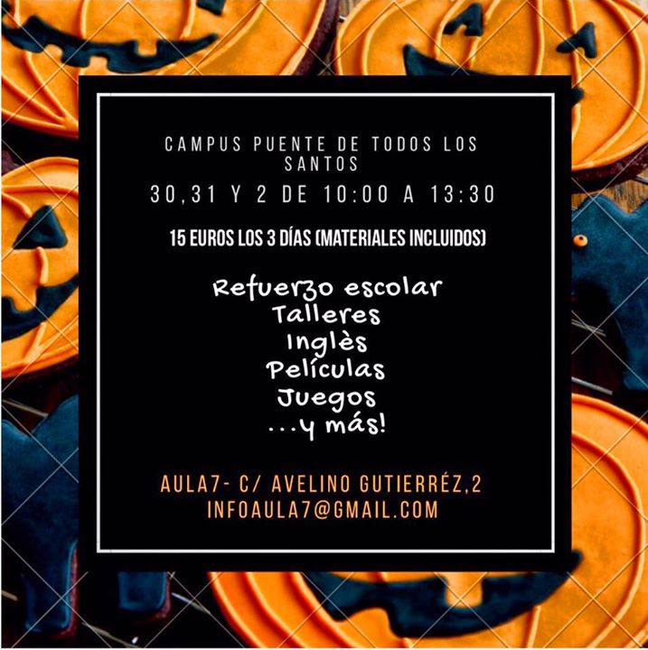 Campus de Halloween en Aula 7 en Santander