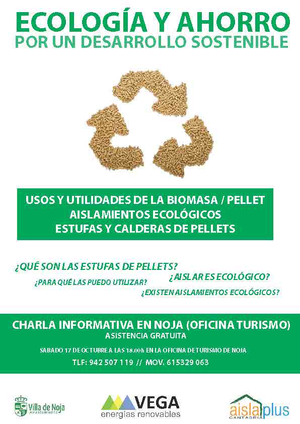 Charla informativa Biomasa y pellets