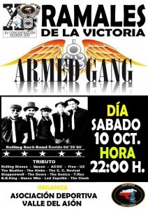 Concentración de motos Salmón 2015 en Ramales concierto