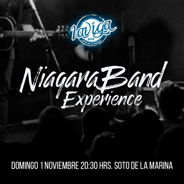 Concierto de Niagara Band Experience en La Viga en Soto de la Marina