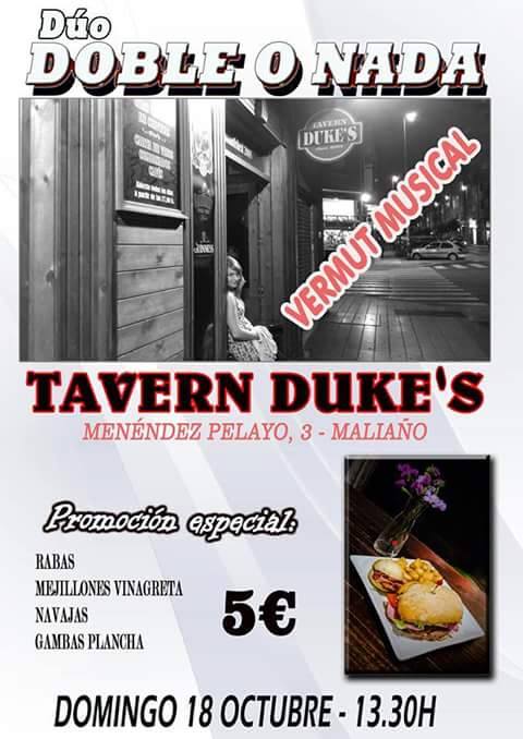 Concierto de Doble o Nada en el Duke´s de Maliaño