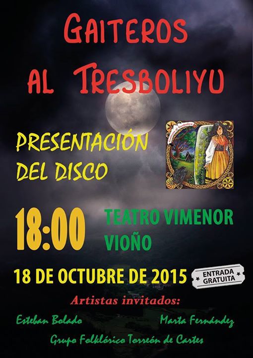 Concierto de Gaiteros al Treboliyu en Vioño