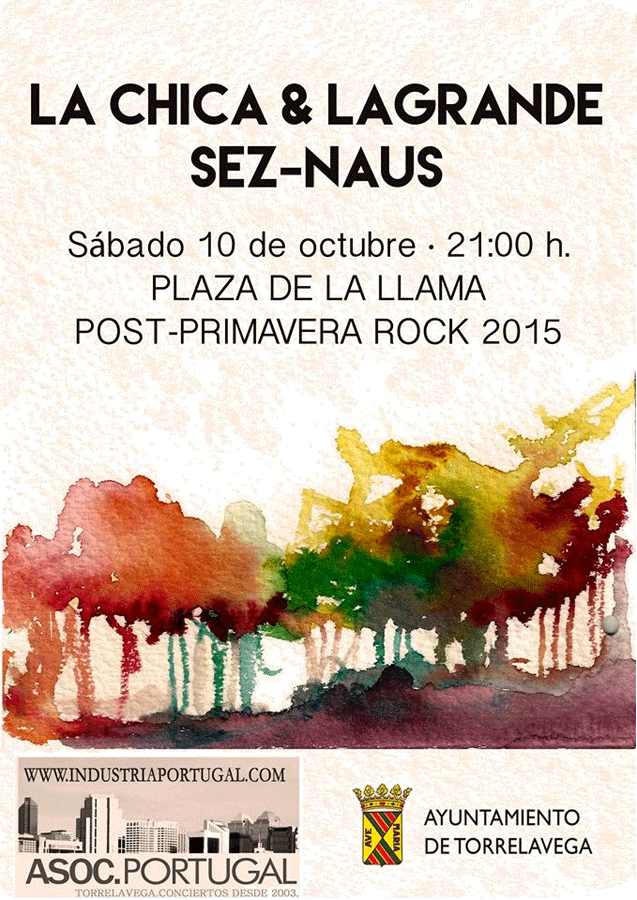 Concierto de La Chica y la Grande y Sez naus en Torrelavega