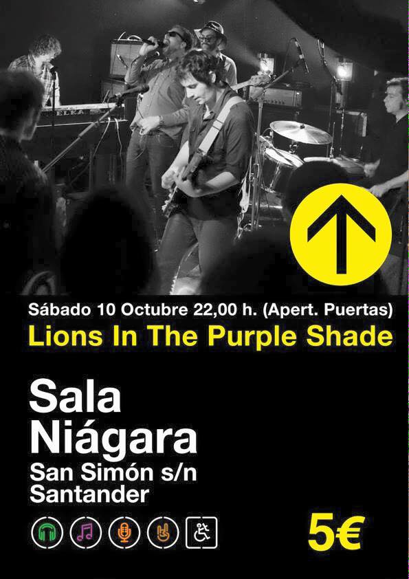 Concierto de  Lions In The Purple Shade en el Niágara en Santander