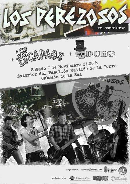 Concierto de Los Perezosos en Cabezón de la Sal