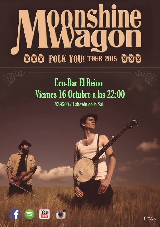 Concierto de MOONSHINE WAGON en el Reino en Cabezón de la Sal