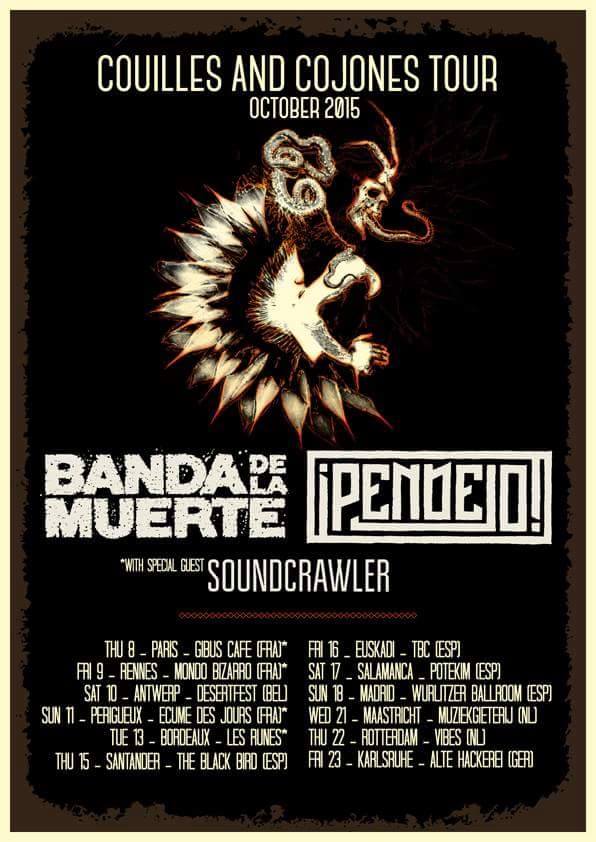 Concierto de Pendejo + Banda de la Muerte en el Black Bird en Santander