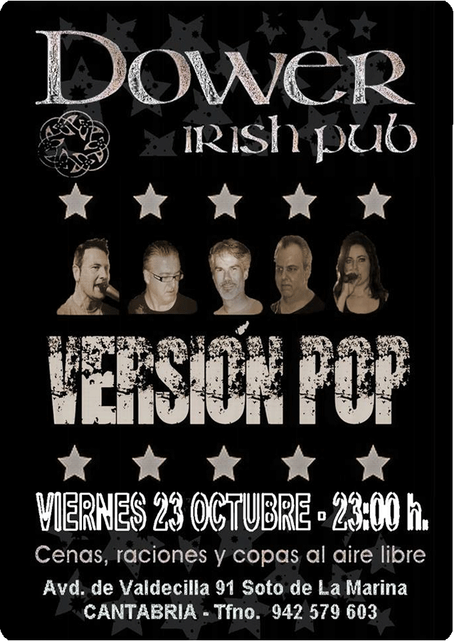 Concierto de Versión Pop en El Dower en Soto de la Marina