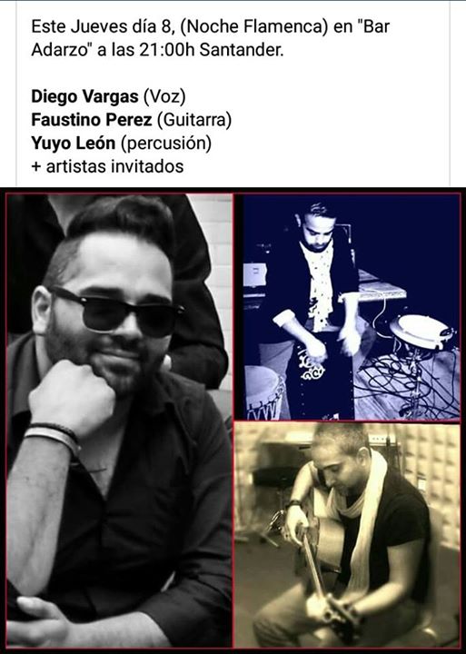 Concierto flamenco en el Bar Adarzo en Santander