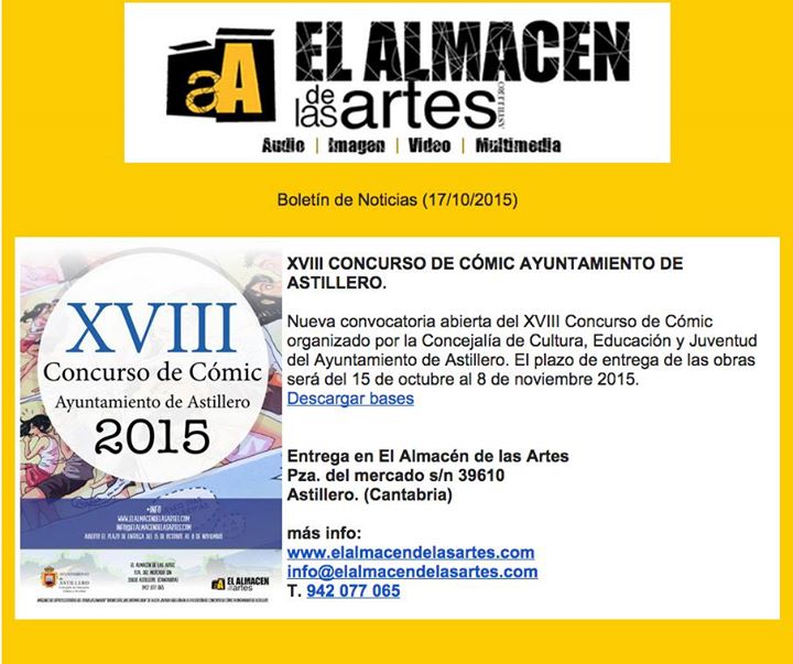 Concurso de Comic en Astillero