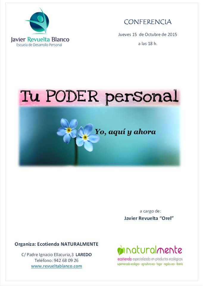 Conferencia gratuita «Tu poder personal» en Laredo