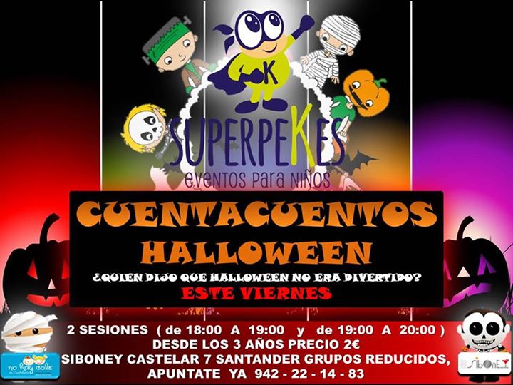 Cuentacuentos de Halloween en el Siboney en Santander