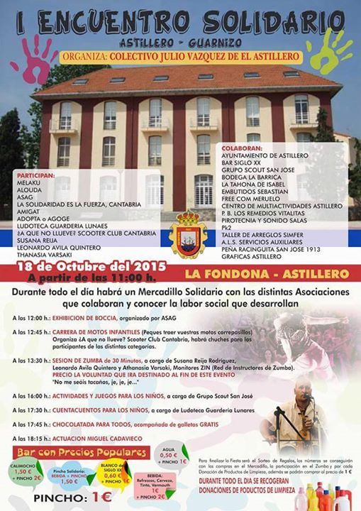 Encuentro solidario, mercadillo actividades para niños…en Astillero