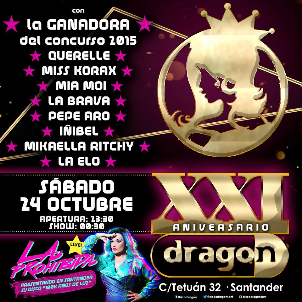 Fiesta aniversario en el Dragón en Santander
