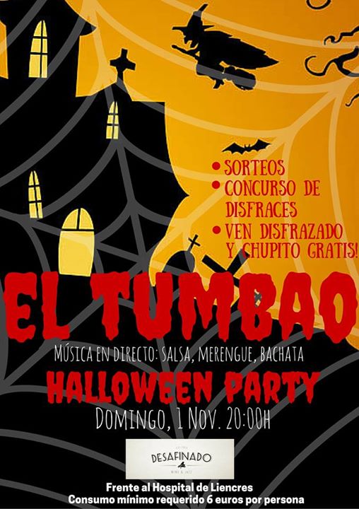 Fiesta de Halloween en Desafinado en Liencres