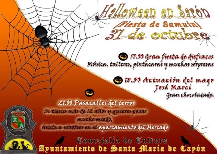 Fiesta de Halloween en Sarón