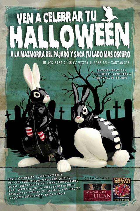 Fiesta de Halloween en el Black Bird en Santander
