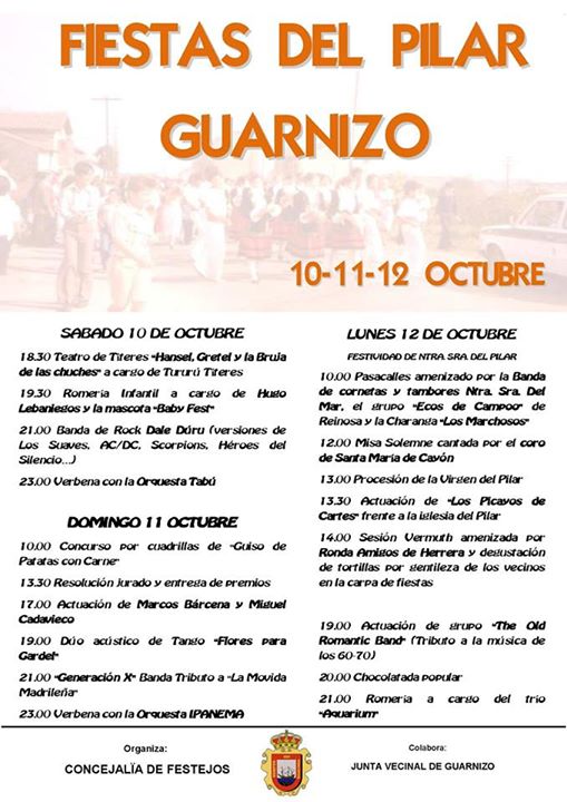 Fiestas del Pilar en Guarnizo 2015