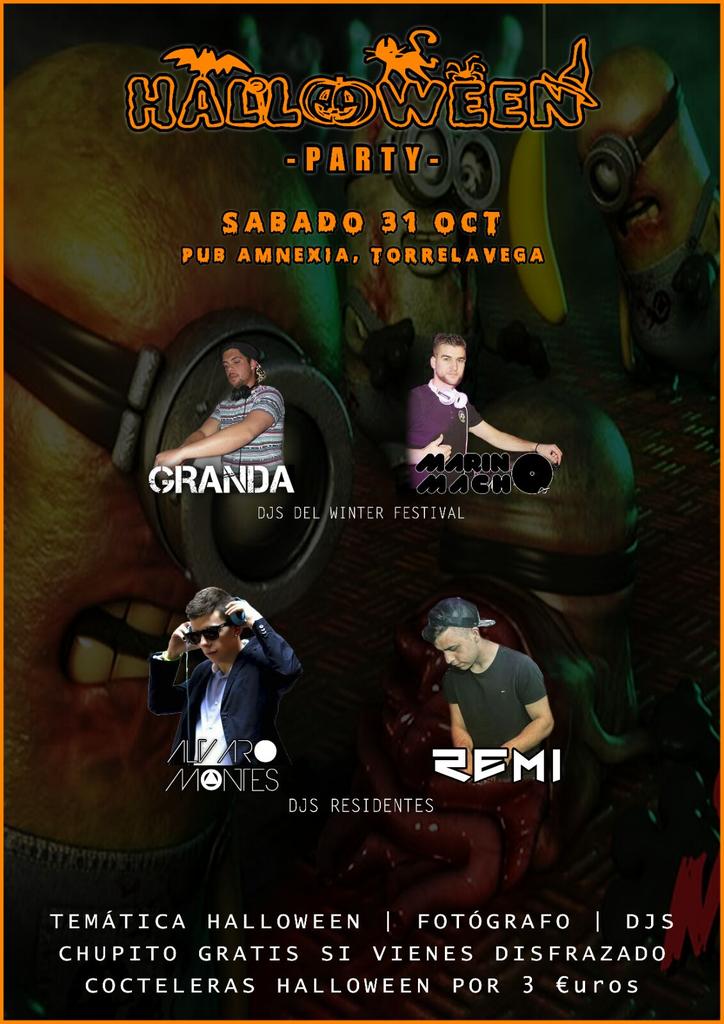 Halloween party en el pub Amnexia de Torrelavega